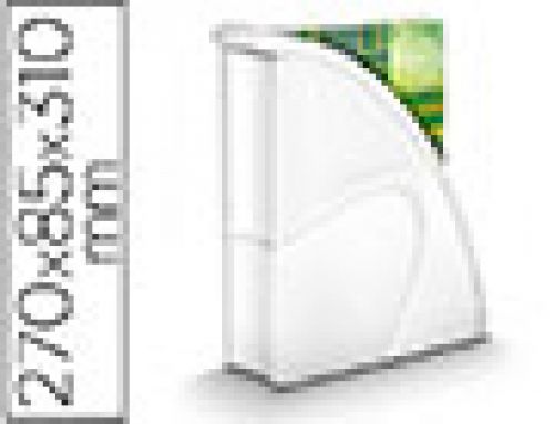 Porta revistas cep plastico uso vertical / horizontal branco 85x270x310 mm , Cep , 63198 , 3462156740020